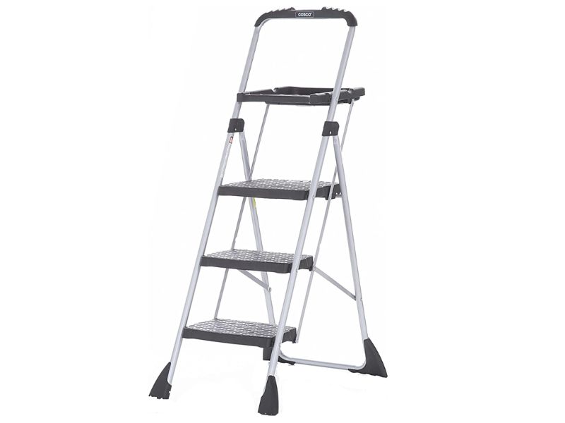 Cosco 3 Step Max Steel Work Platform_best step ladder for seniors